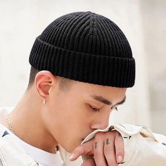 Rimiut Knitted Wool Beanie – Unisex Fashion Skull Cap